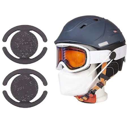 2pcs Mask Holder Ski Helmet Face Mask Holder Skiing Mask Bracket