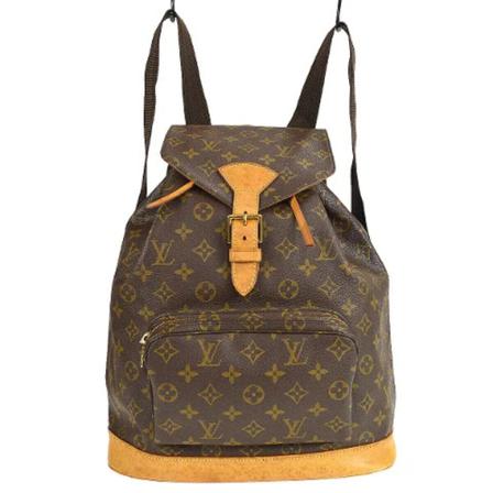 Louis Vuitton Vintage Pre-owned Canvas louis-vuitton-Tass , Bruin , Dames , Maat: ONE Size Vintage Tassen