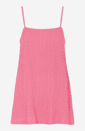 Cellbes of Sweden - Lang jerseytopp med tynne skulderstropper i rosa for damer i størrelse 34/36