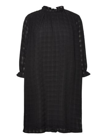 Slfinna 3/4 Short Dress B Kort Klänning Svart Selected Femme