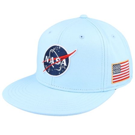American Needle - Blå snapback Keps - Nasa Blockhead 2.0 Powder Blue Snapback @ Hatstore