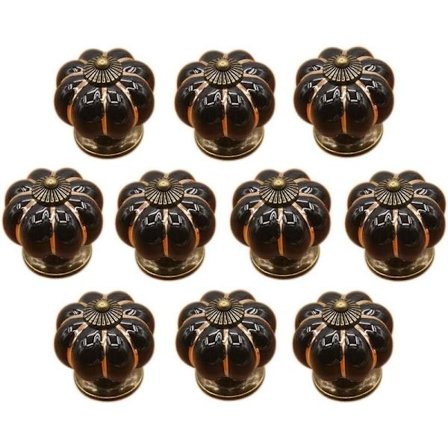 10 st Keramik Lådknoppar Skåpsknopp för Kökslådor och