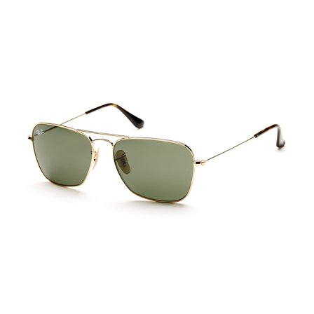 Ray-Ban Caravan - Solbriller - Grønn - RB3136 181 55