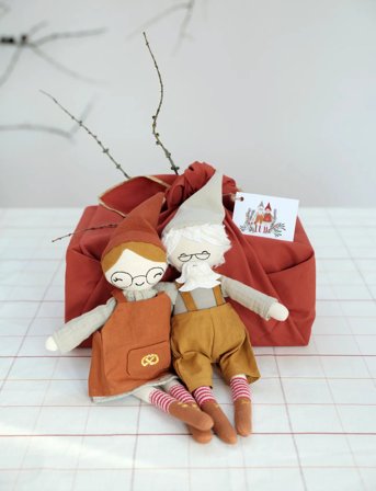 Fabelab Christmas Elf Doll - Nana - Brown - ONE SIZE