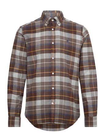 Morris | Big Check Flannel Shirt-Classic Fit | S