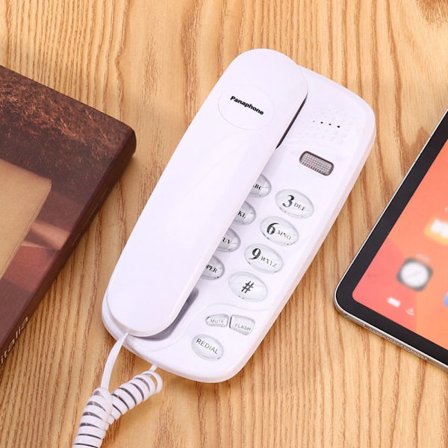 Sladdtelefon Trådbunden telefon VIT