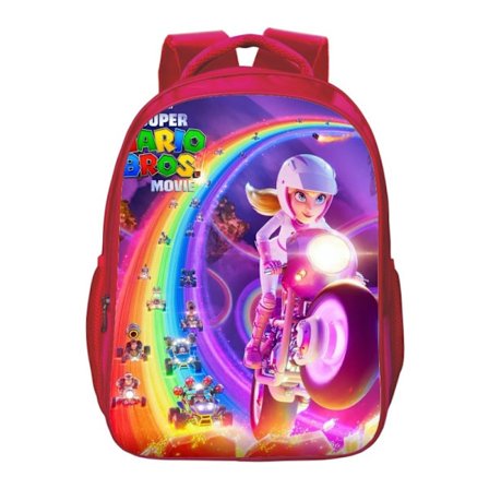 Super Mario Ryggsäck Anime Barn Skolväska