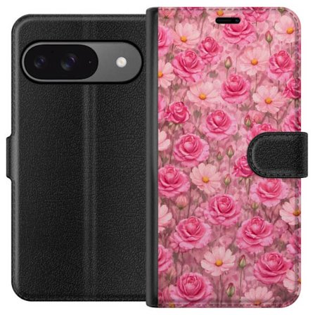 Yhteensopiva Lompakkokotelo Google Pixel 9 Petal Reverie Blush Rose