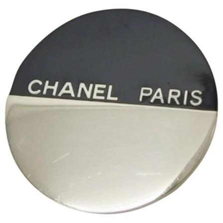 Chanel Vintage, Pre-owned Metal chanel-jewelry Zwart, Dames, Maat:ONE Size