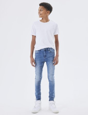 name it Nkmpete Skinny Jeans 4111-On Noos - Blue - 110