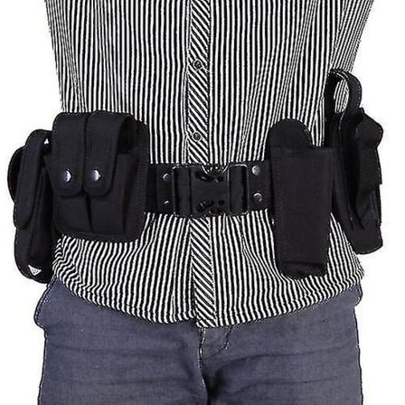 Taktisk Politi Sikkerhetsvakt Utstyr Duty Utility Kit Belte Med Lommer System Holster Utendørs T