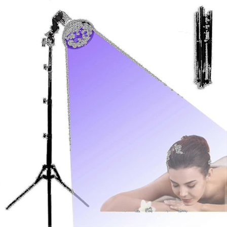 Hjemme-solarium Fluorescerende Lampe Kropp Ansikt Bronzer 54w Selvbruning Ansiktsmaskin Utstyr Suita