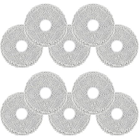 10 stk. moppekluter for Dreame L20/X40/X50 Ultra Complete, L10s/L10/L40s/L10s Pro/L40/L50 Ultra, for Mova E30 Ultra/P50 Pro Ultra robotstøvsuger