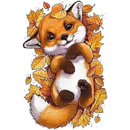 5D Diamantmaleri 30x40cm Dyr Rev 22