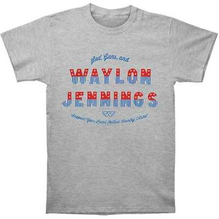 Waylon Jennings God, Guns And Wayland T-shirt