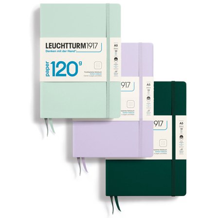 Notebook A5 120g Dotted Sage