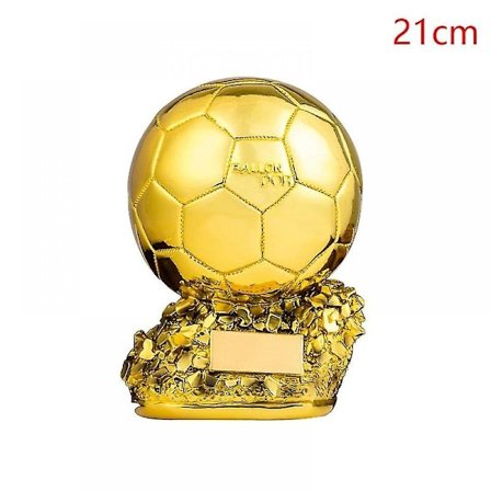 Sencu Europeisk fotbolls Golden Ball Trophy Souvenir Fotbollstävling Pris Fans Present