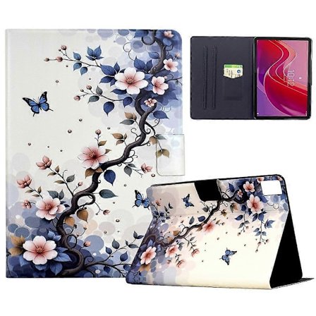 Kotelo Lenovo Tab M11/Xiaoxin Pad 11 2024 -tableteille, kuvioitu nahkakansi automaattisella herätyksellä