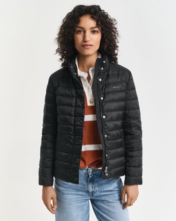 GANT Damen Leichte Daunenjacke (S) Schwarz