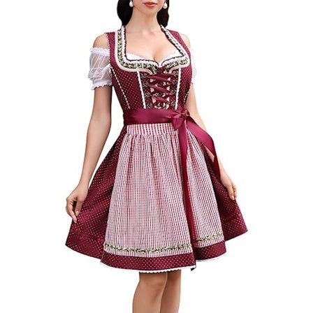 Oktoberfest kostyme reklamekostyme Halloween hushjelp uniform barmaid kostyme