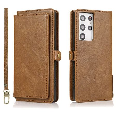 Samsung Galaxy S21 Ultra - Genomtänkt Praktiskt 2-1 Plånboksfodral