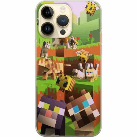 Apple Iphone 14 Pro Max Genomskinligt Skal Minecraft