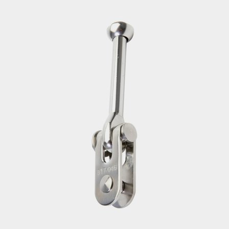 Seldén Stemball/eye toggle with jaw/jaw toggle, for ø6 mm headstays (517-066-01)