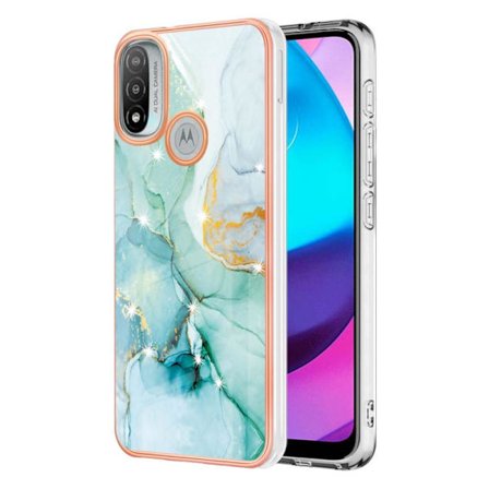 SKALO Moto E20/E30/E40 Marmor TPU-skal - Motiv 6