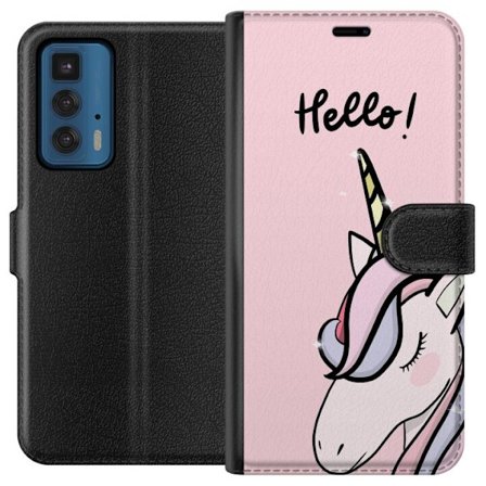 Kompatibelt Lommeboketui til Motorola Motorola Edge 20 Pro Hei, Enhjørning