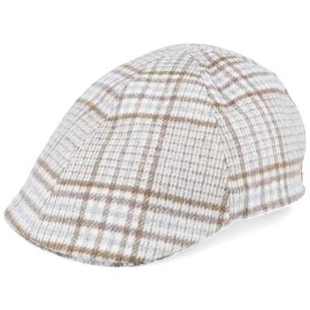 Mayser - Sort flatcap Kasket - Paddy Casual Beige Flat Cap @ Hatstore