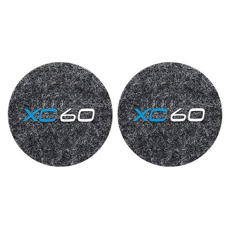 Filt -filt Glas För Volvo Xc60, Runda Bordsdukar För Vattenflaska, Biltillbehör