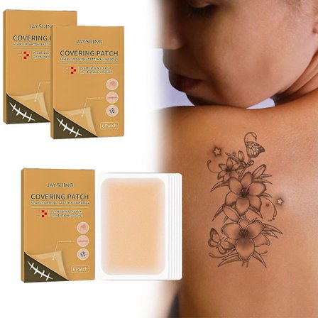 18 stk. åndbar tatovering fejl skjuler tape, ar Flaw Cover Up tape klistermærker, tatovering hud skjolde dække