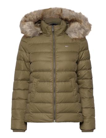 Tjw Basic Hooded Down Jacket Green Tommy Jeans