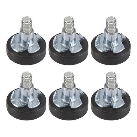 32 stk. M6 Gjenge Justerbare Møbeljusteringsføtter Skru inn Stolføtter Justerbare Møbelføtter Benjustering