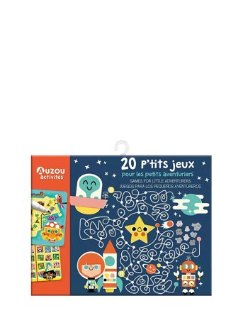 Activity Cards - 20 Adventure Games Patterned Auzou