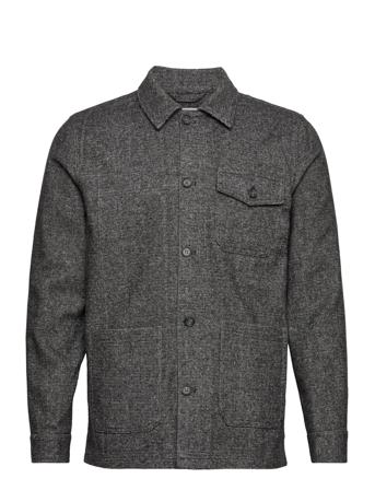 Herringb Overshirt Overshirts Grå Lindbergh