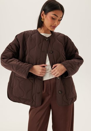 Object Collectors Item-Objallie Ls Lo Quilted Jacket-Java