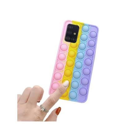 Samsung A51 Skyddande Skal Fidget Toy Pop-it V2 Multifärg