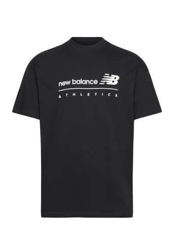 New Balance Linear Graphic T-Shirt - Black - XXL
