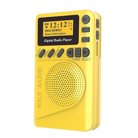 Lommeradio DAB Digitalradio Mini DAB+ Digitalradio med MP3-spiller FM-radio LCD-skjerm db