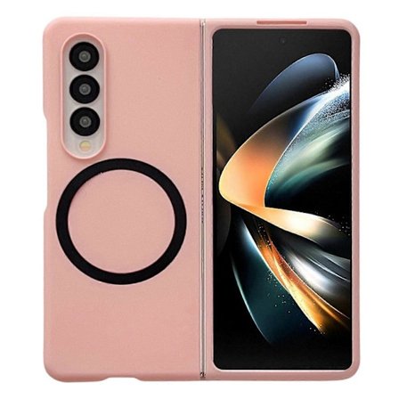 Til Samsung Galaxy Z Fold4 5G Telefon Cover Hud-berørings Hard PC Case Kompatibel med MagSafe