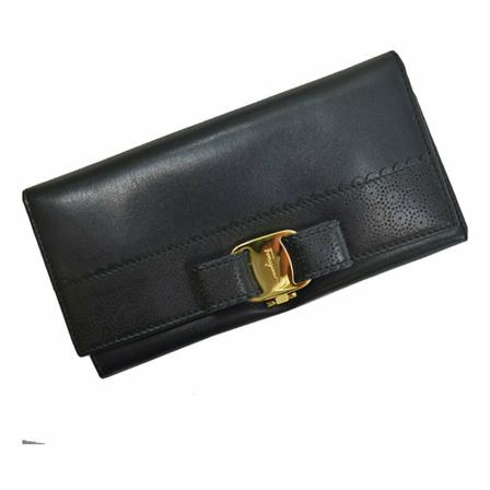 Salvatore Ferragamo Pre-owned Wallets & Cardholders Sort, Dame Vintage Accessories, Størrelse: ONE Size