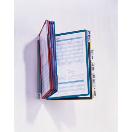 VARIO Väggställ med 10 ramar - Lyreco - Kontorsmaterial - Till skrivbordet - Bordsställ och panelsystem