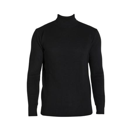 Kangra Turtlenecks svart, Herr Stickade tröjor, Herr, Storlek: 2XL