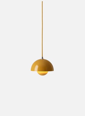 Flowerpot VP10 taklampe Ø16 - sennep