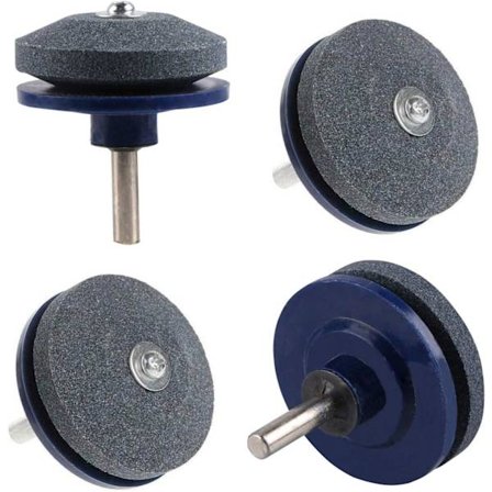 4-pack gräsklipparbladsslipare, universell trädgårdspatiobalanseringsverktyg för elektrisk borr handborr (4-pack)