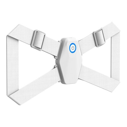 Genopladelig kropsholdningskorrigerer til teenagere Justerbar følsomhed Ryglæn i proteinlæder Bærbar kropsholdningsmonitor