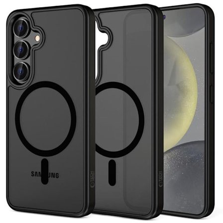 Tech-Protect Telefontaske til Galaxy S25 Plus Magsafe Magmat - Mat Sort