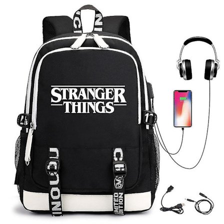 Stranger Things Backpack Usb Rechargeable Backpack Student School Bag