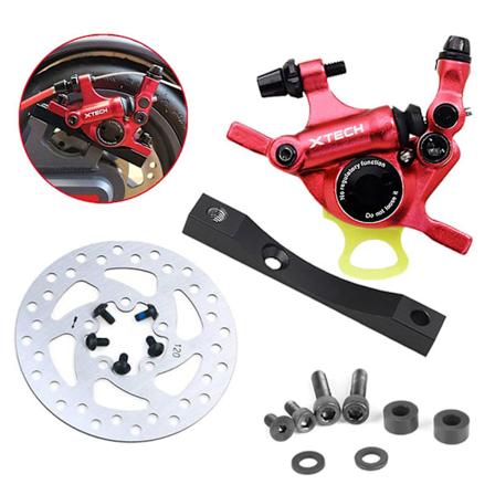 Hydraulinen levyjarrukahva adapterilla ja 120 mm levyroottorilla Xiaomi M365 Pro sähköpotkulaudalle